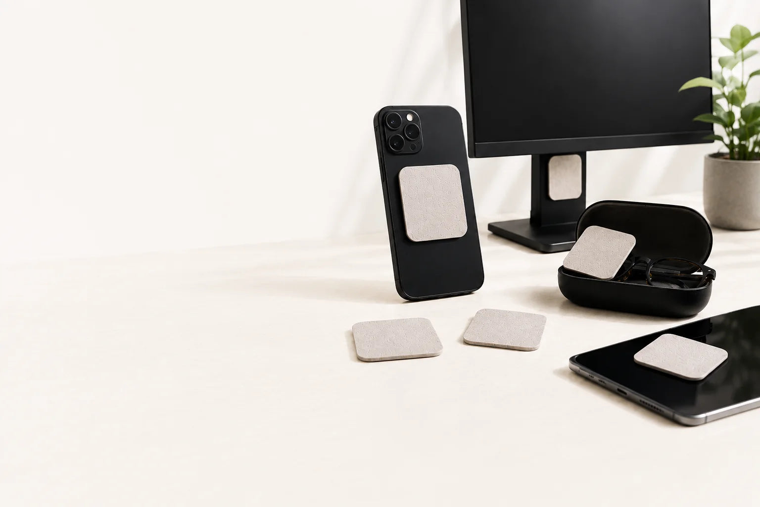 Jiffys cleaning pads on everyday devices